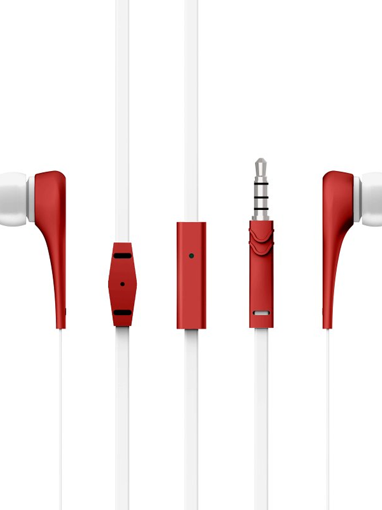 Energy Sistem Auricular Intrauditivo Style 1 Rojo 4