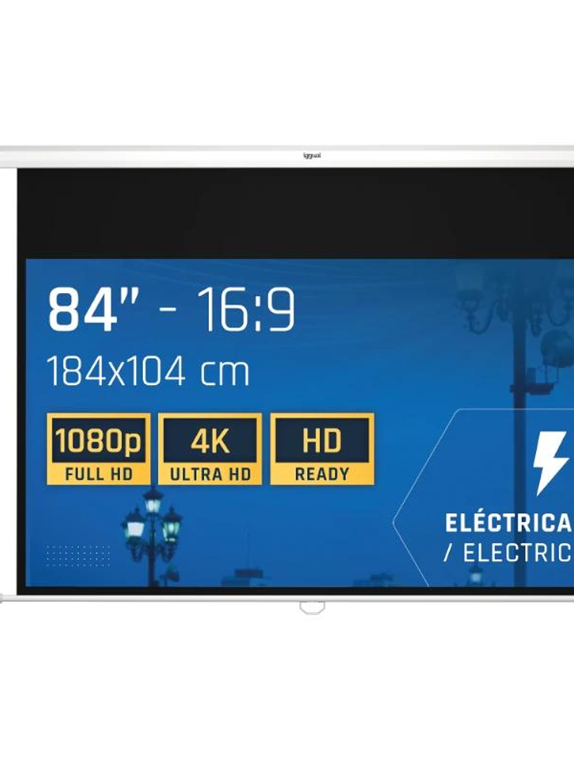 iggual Pantalla eléctrica 16:9 84