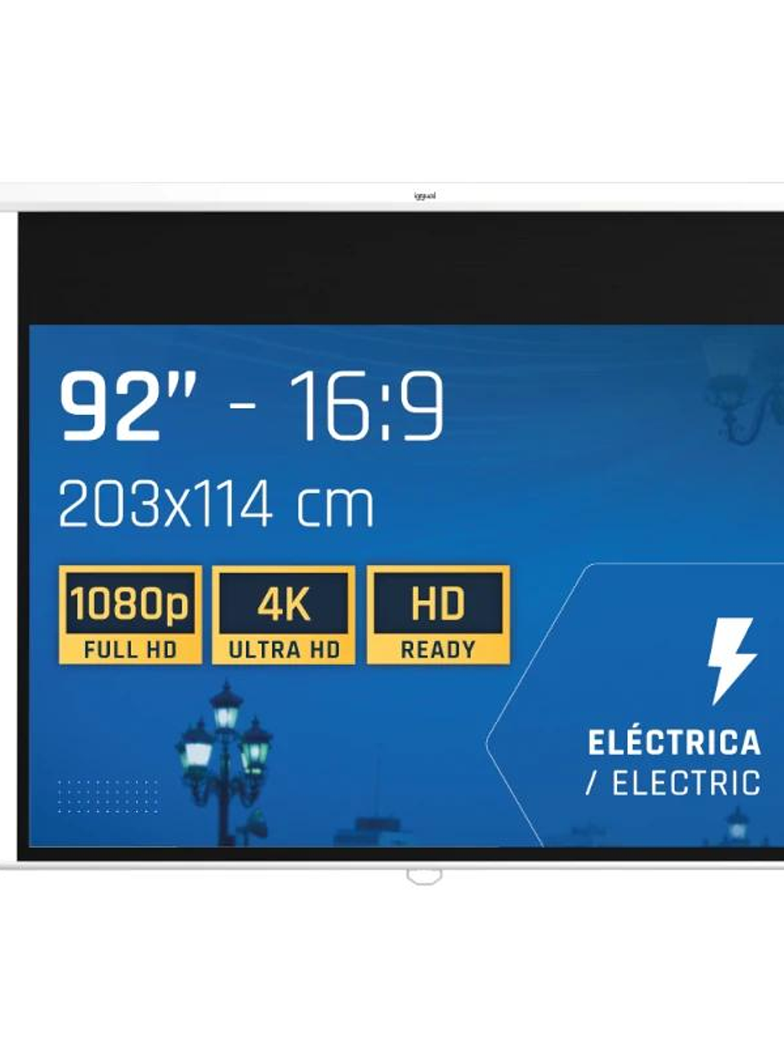 iggual Pantalla eléctrica 16:9 92