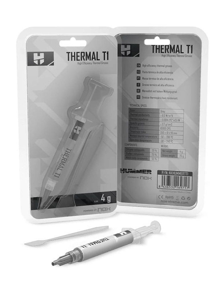 NOX Pasta térmica Hummer Thermal T1 4g 2