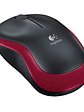Logitech Ratón Inalámbrico M185 Rojo - Miniatura 1