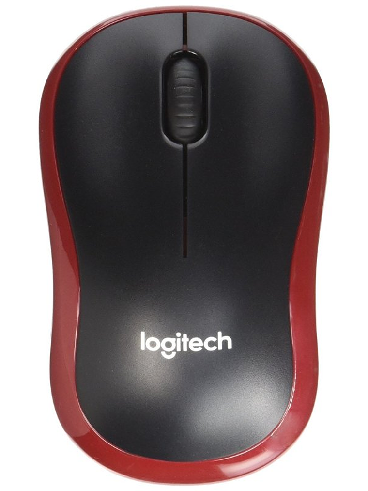 Logitech Ratón Inalámbrico M185 Rojo 3