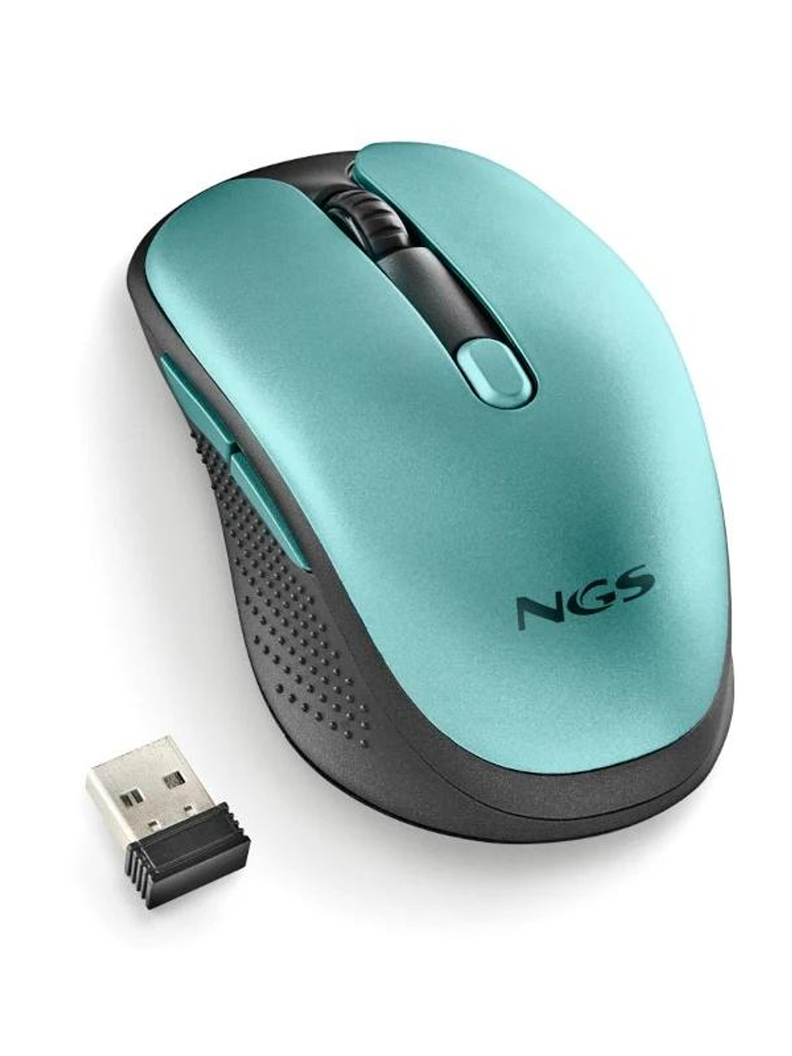 NGS Raton Inalambrico Recargable Silencioso Hielo 3