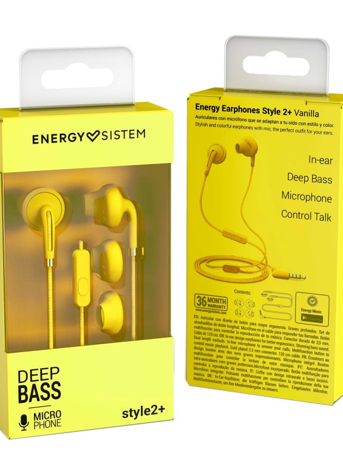Energy Sistem Aur+Mic In ear Style 2+ Vanilla 2