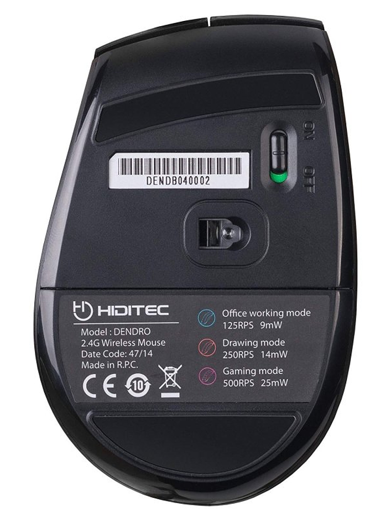 Hiditec Ratón Inalámbrico Dendro Avago A3000 Progr 4