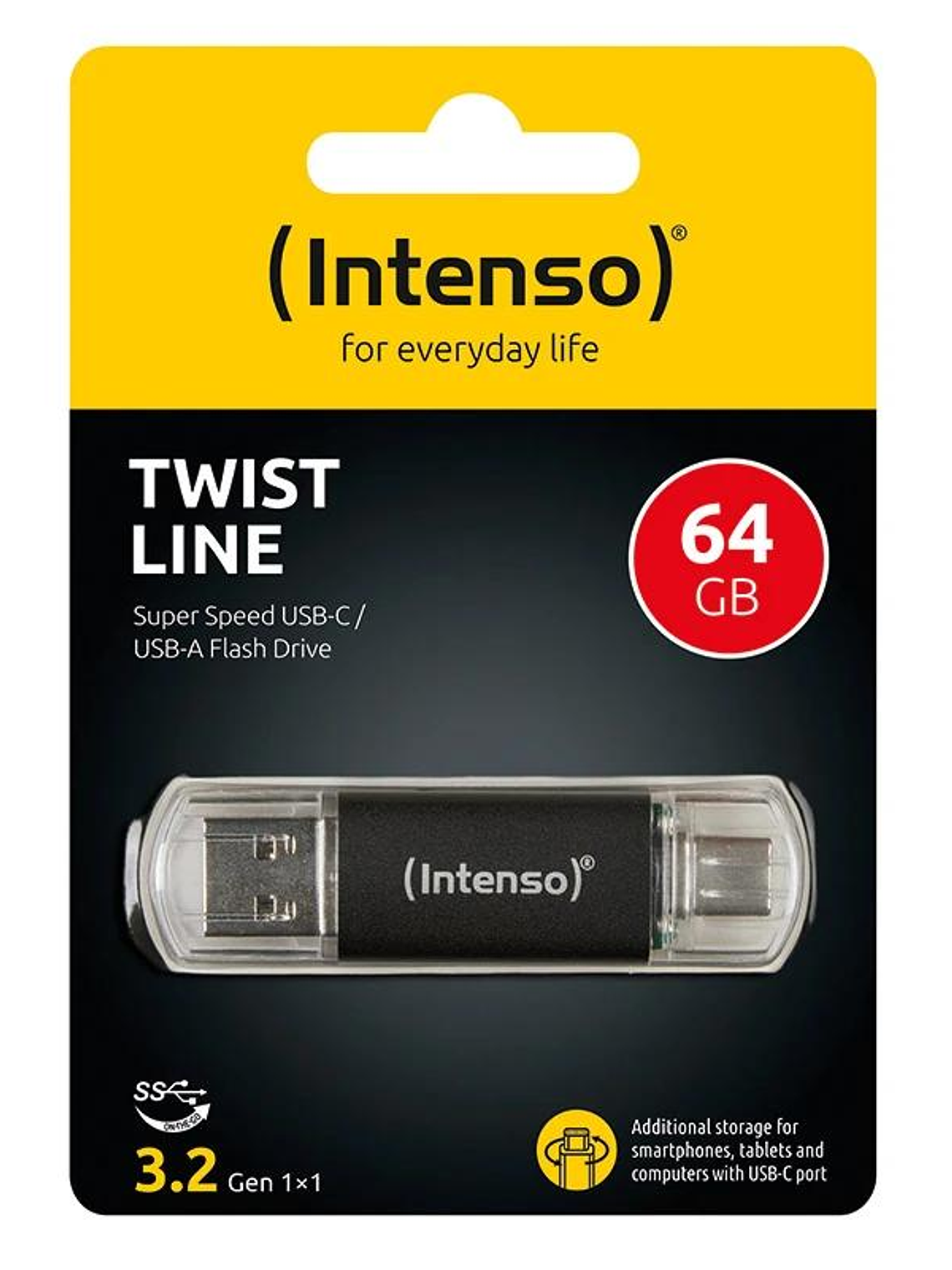 Intenso Twist Line Lápiz USB 3.2 A+C 256Gb 2