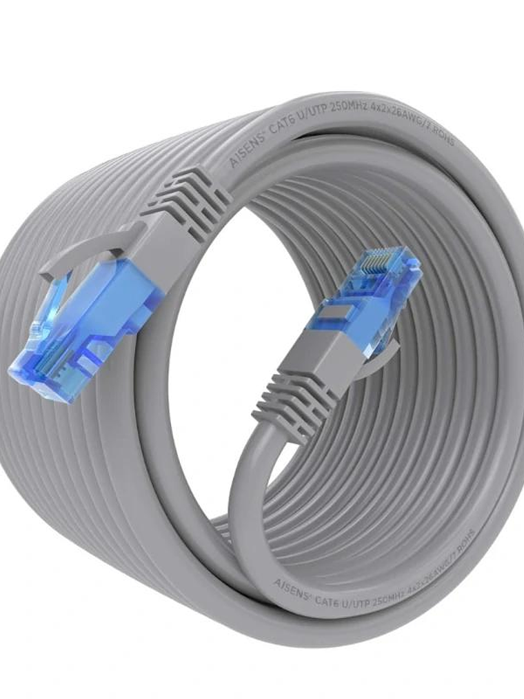 Aisens Cable RJ45 Cat.6 UTP AWG26 CCA Gris 10M 2
