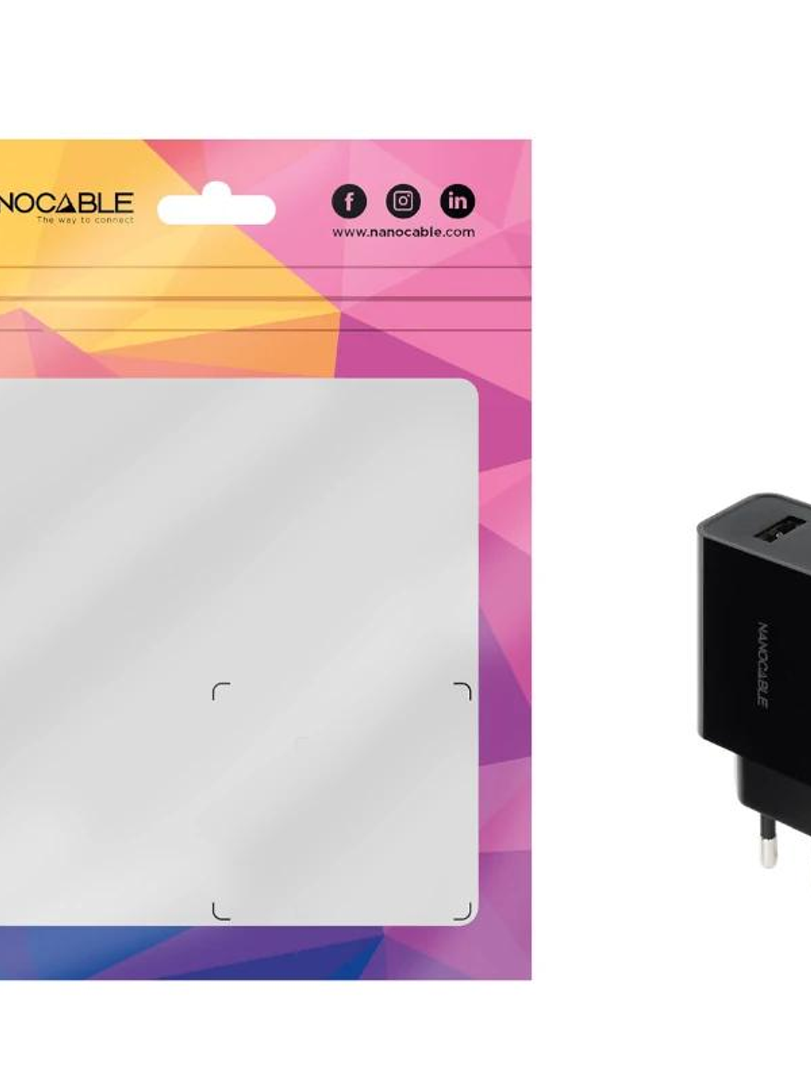 Nanocable Cargador 1 x USB 5V-2.1A Negro 3