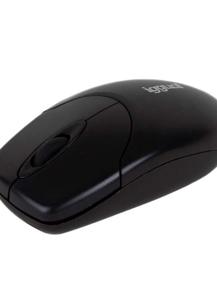 iggual Ratón inalámbrico WOM-BASIC2-1000DPI negro 2