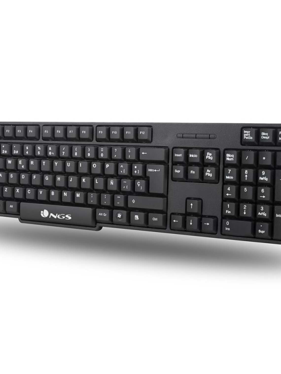 NGS EUPHORIAKIT TECL + RATON WIRELESS 2,4GHZ NEGRO 2