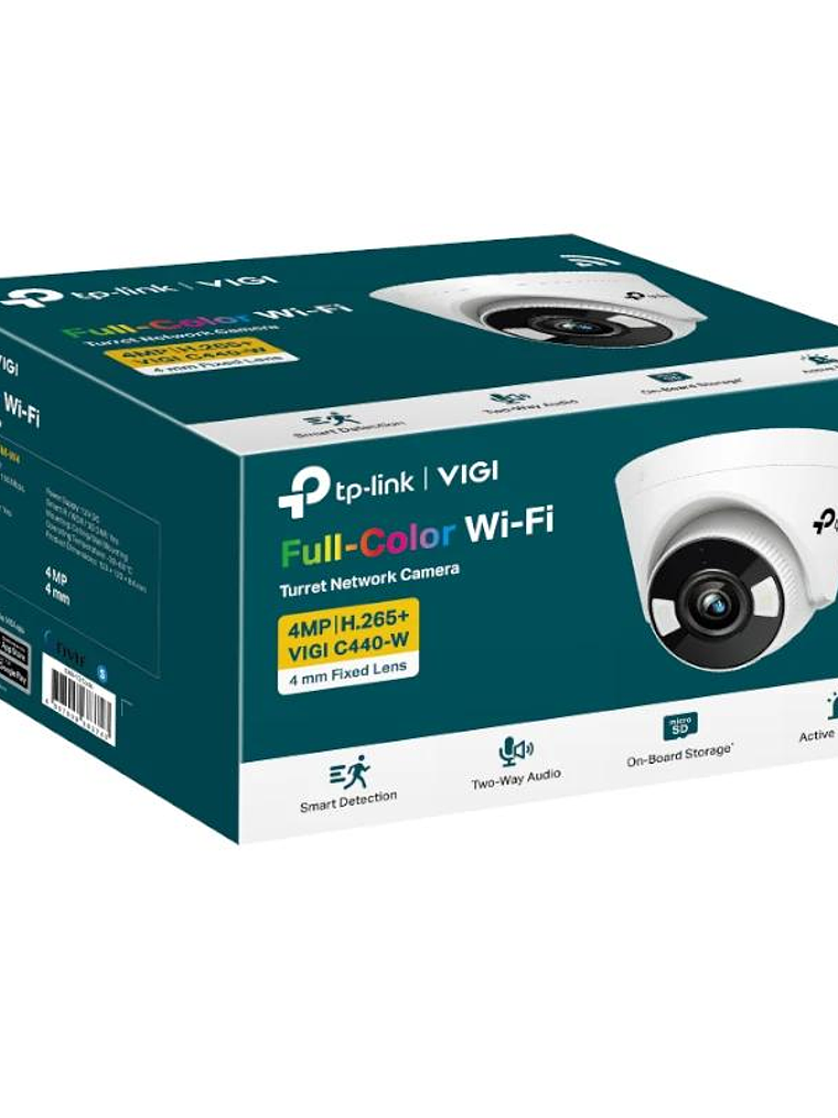 VIGI Cámara IP Turret C440-W 4MP Plástico FColor W 3