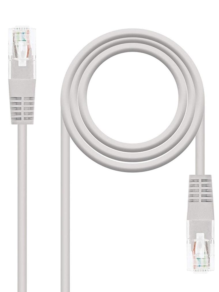 Nanocable Latiguillo Categoria 5E UTP 30 M Gris 1