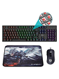 Hiditec Combo Gaming GK400 Tecl+Rat+Alfombrilla - Miniatura 1