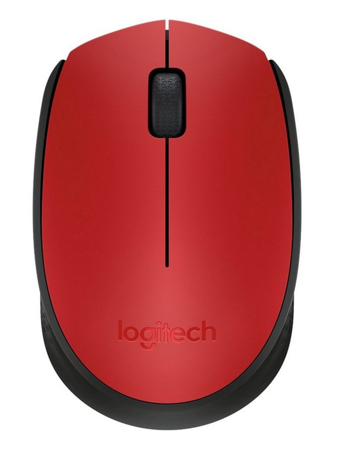 Logitech M171 Ratón Inalámbrico 1000 dpi Neg/Rojo 1