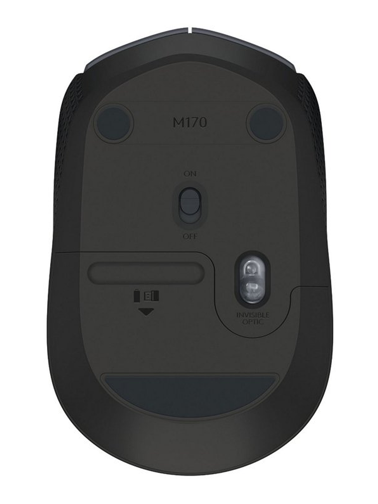 Logitech M171 Ratón Inalámbrico 1000 dpi Neg/Rojo 2