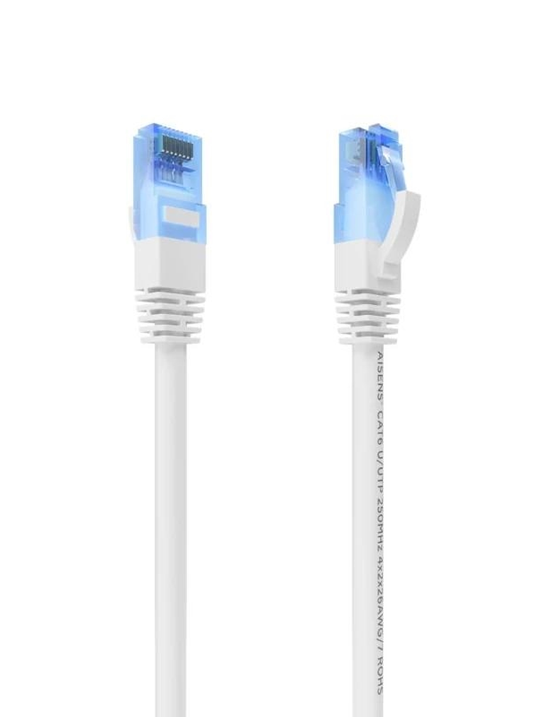 Aisens Cable RJ45 CAT.6 UTP AWG26 CCA Blanco 30cm 1