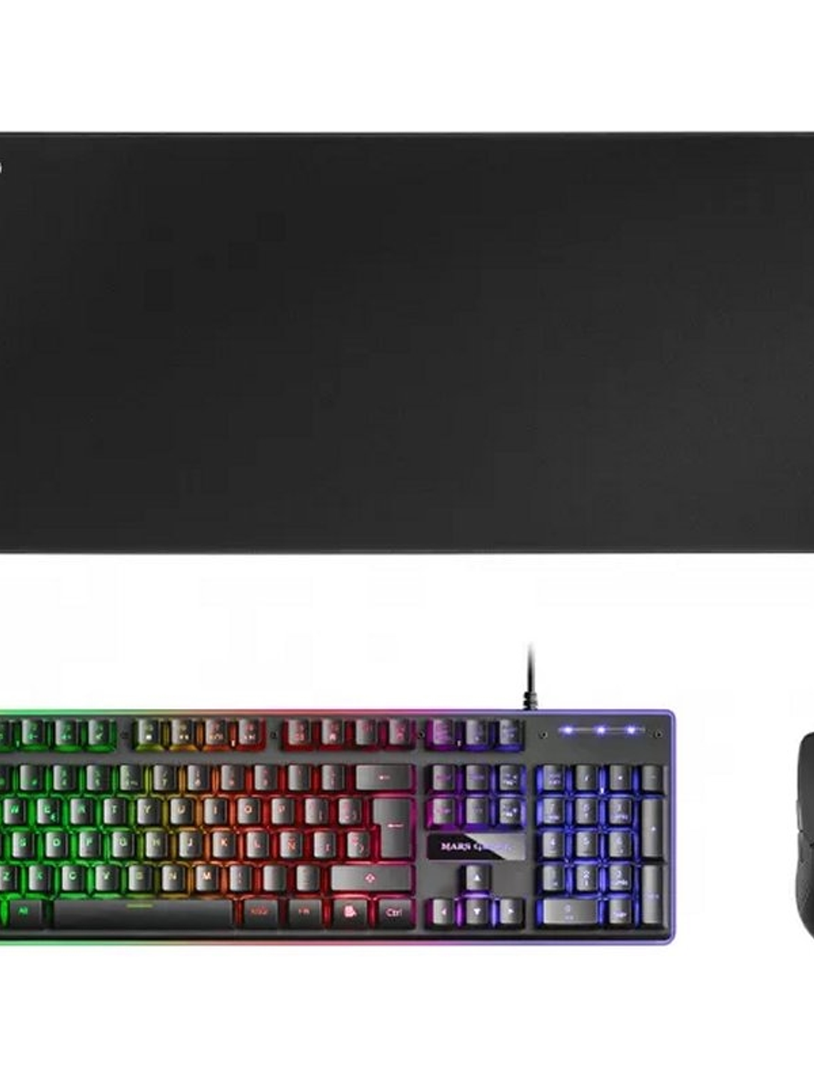 Mars Gaming Combo MCPX GAMING 3IN1 RGB Negro 1