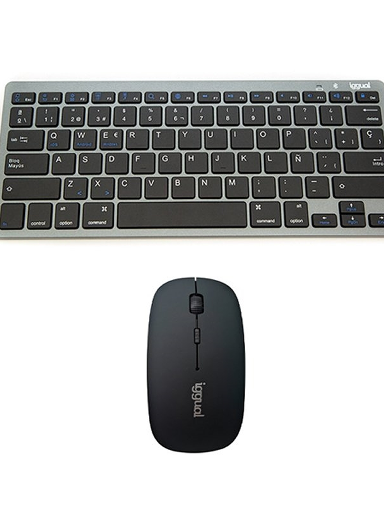 iggual Kit bundle teclado + ratón Bluetooth 1