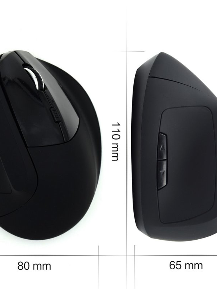 Ewent EW3158 Ratón Wireless Vertical 1600 dpi 3