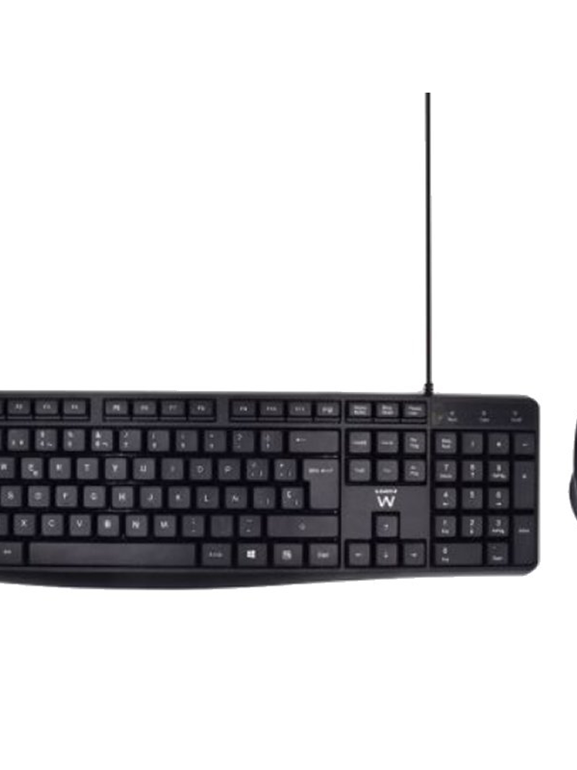 Ewent EW3006 kit teclado+ raton escrit. silenciosa 1