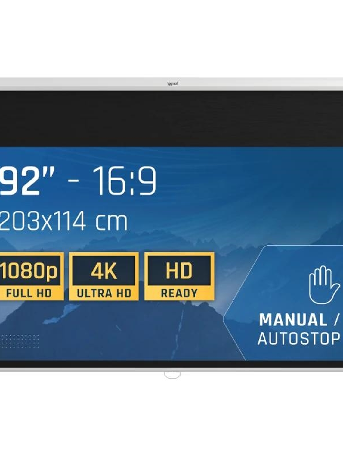 iggual Pantalla manual 16:9 92
