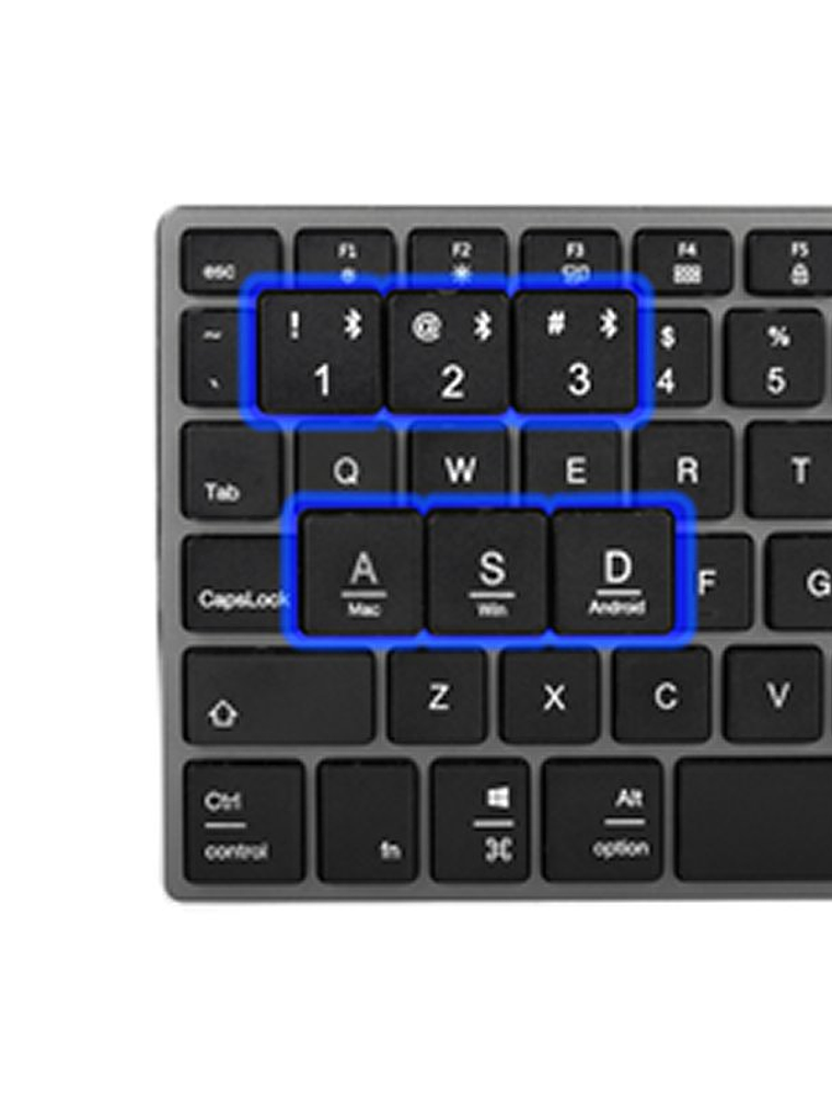 NGS  FORTUNE Teclado inala. multidispositivo  BT 3