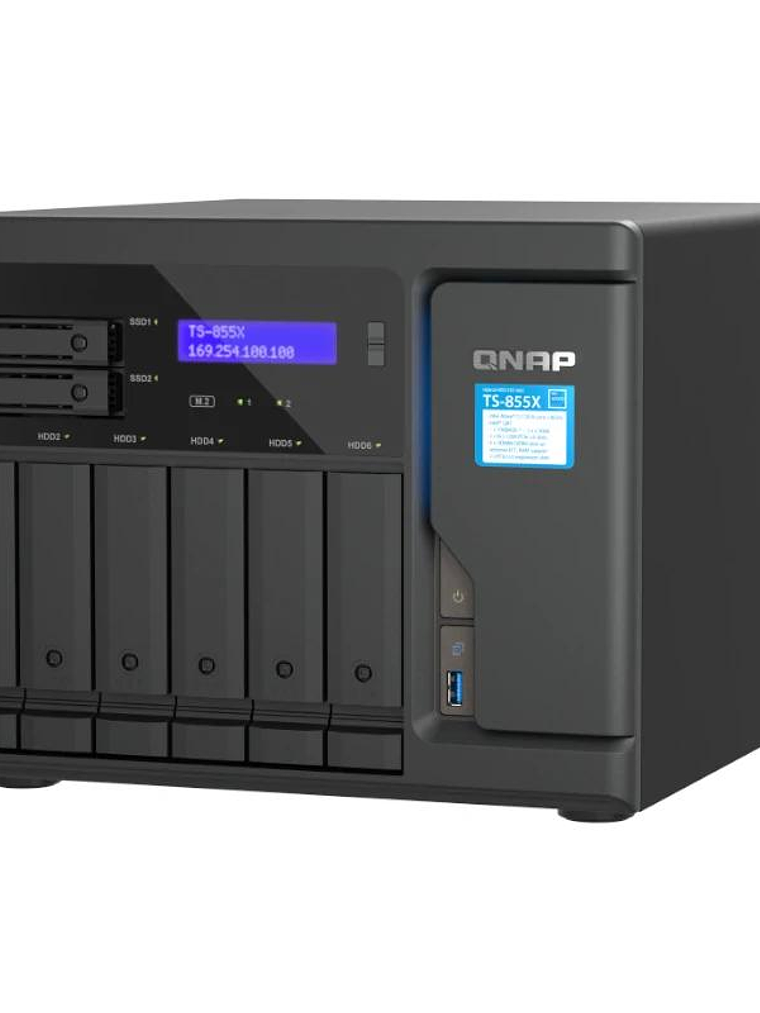 QNAP TS-855X-8G NAS 6+2 Bay 2x2.5GbE 4xUSB 3