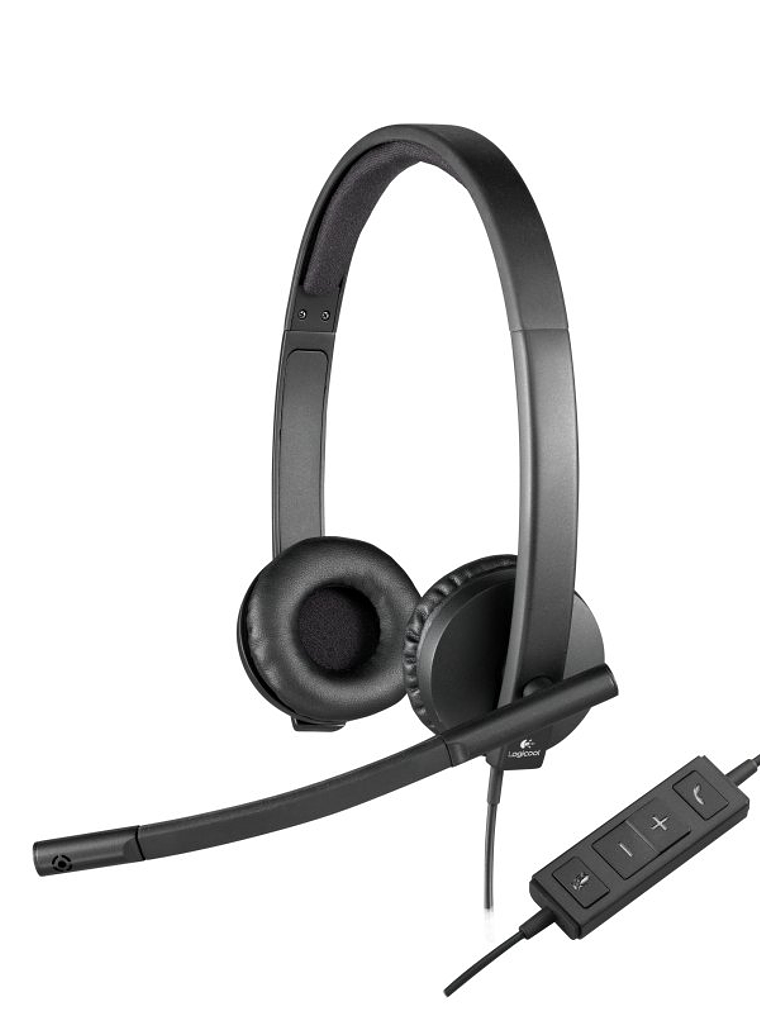 Logitech Auricular STEREO H570e USB 1