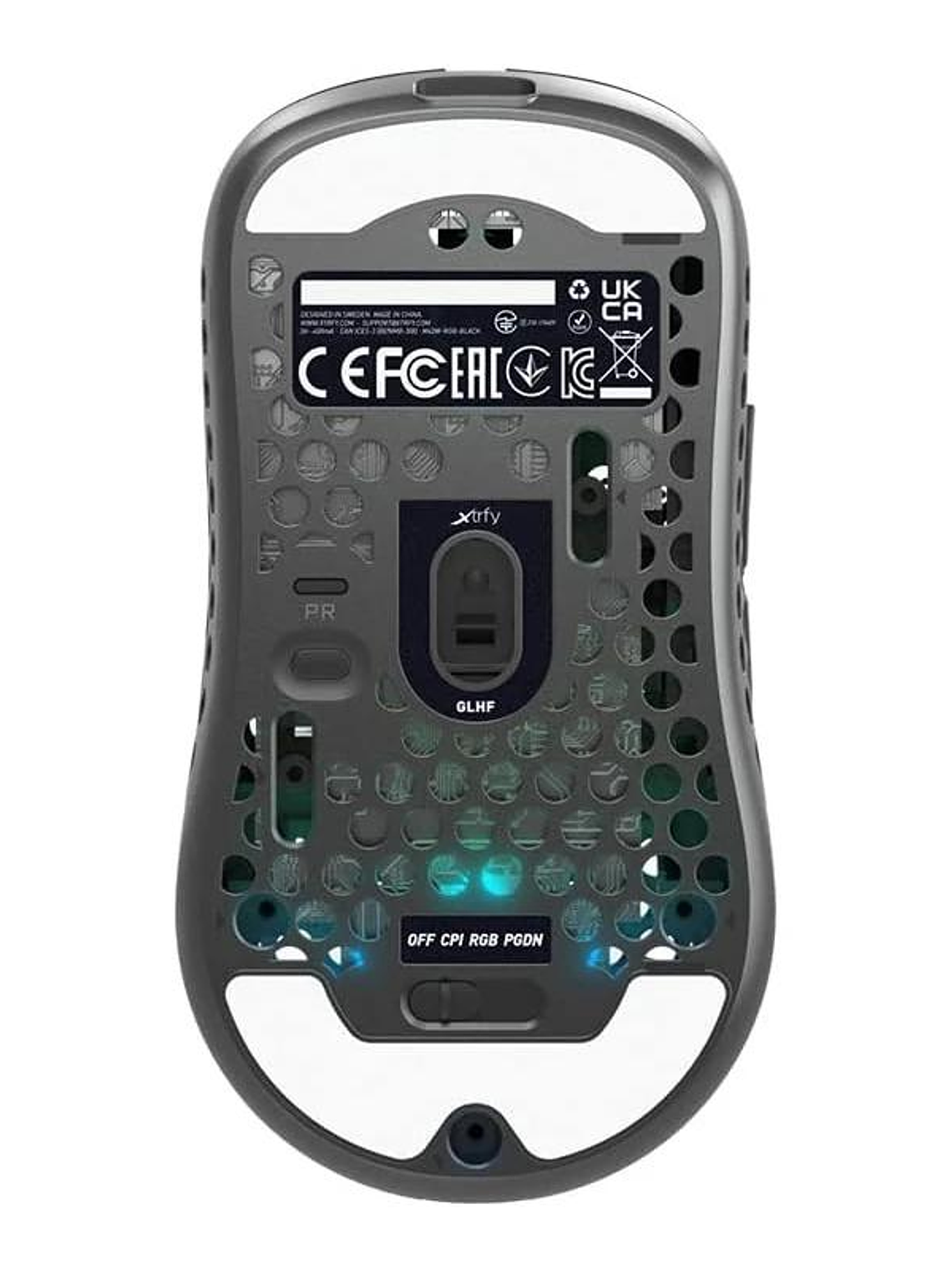 Cherry Xtrfy Ratón RGB 400-16.000 dpi inal. Black 4