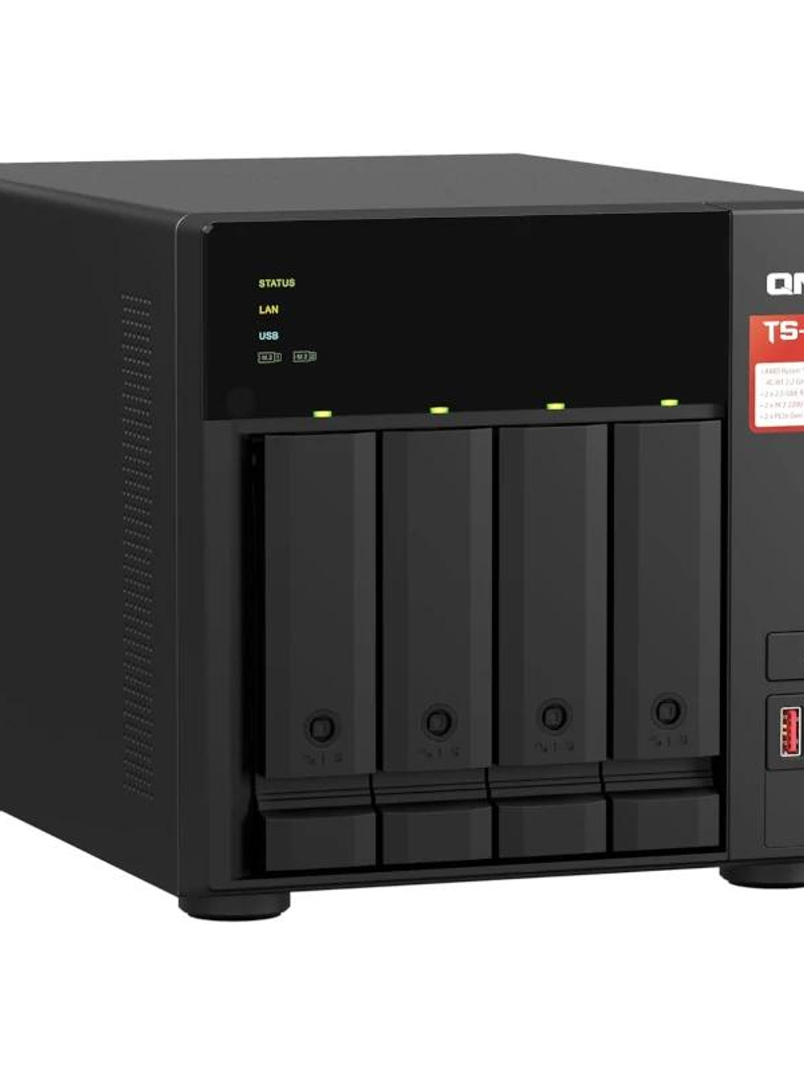 QNAP TS-473A-SW5T Bundle NAS 4XHDD-Bay + Switch 2