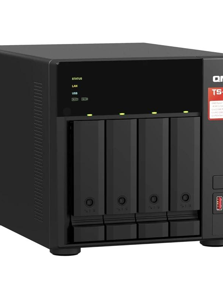 QNAP TS-473A-SW5T Bundle NAS 4XHDD-Bay + Switch 2