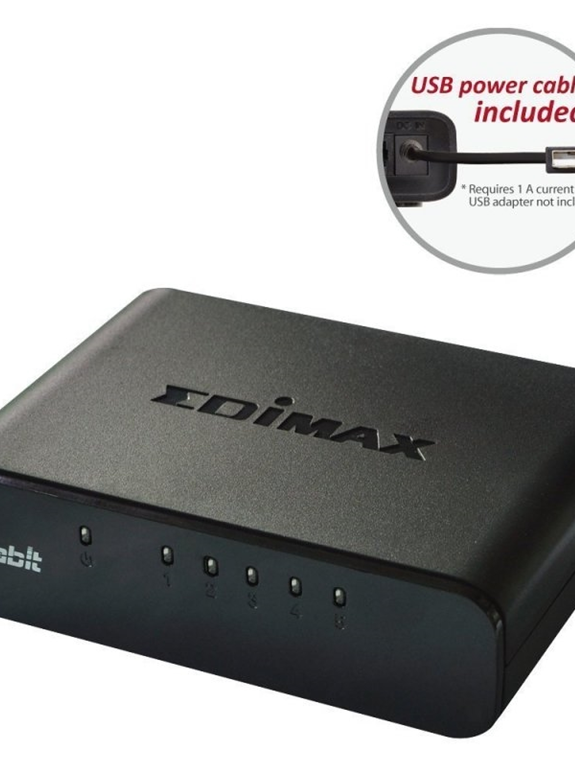Edimax ES-5500G V3 Switch 5xGB Mini USB 1