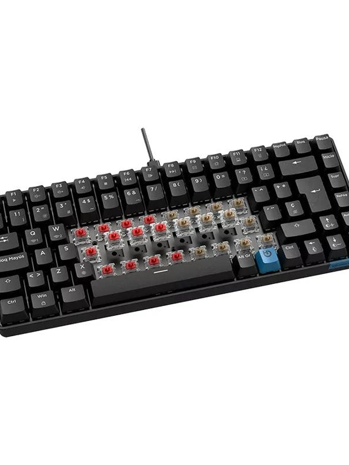 Hiditec Teclado Gaming GM1K  Switches brown 3