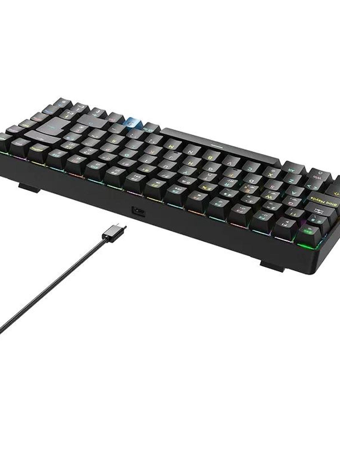 Hiditec Teclado Gaming GM1K  Switches brown 4