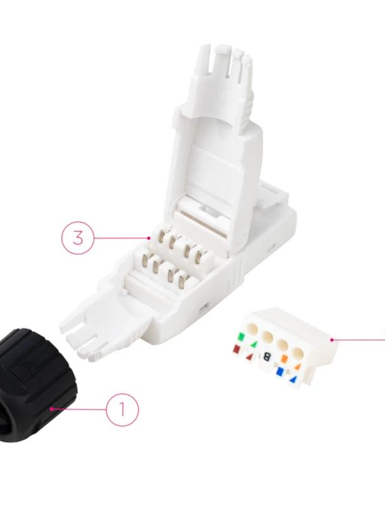 Nanocable Conector RJ45 Auto Crimpable 10 uds 2
