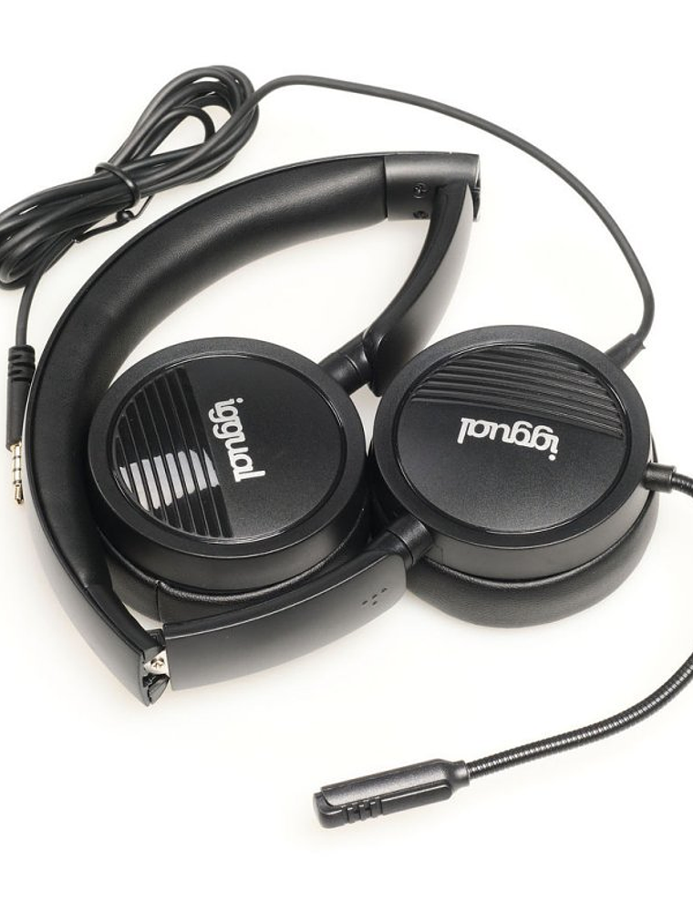 iggual Auriculares con micro Dual Tech USB/3,5 mm 2