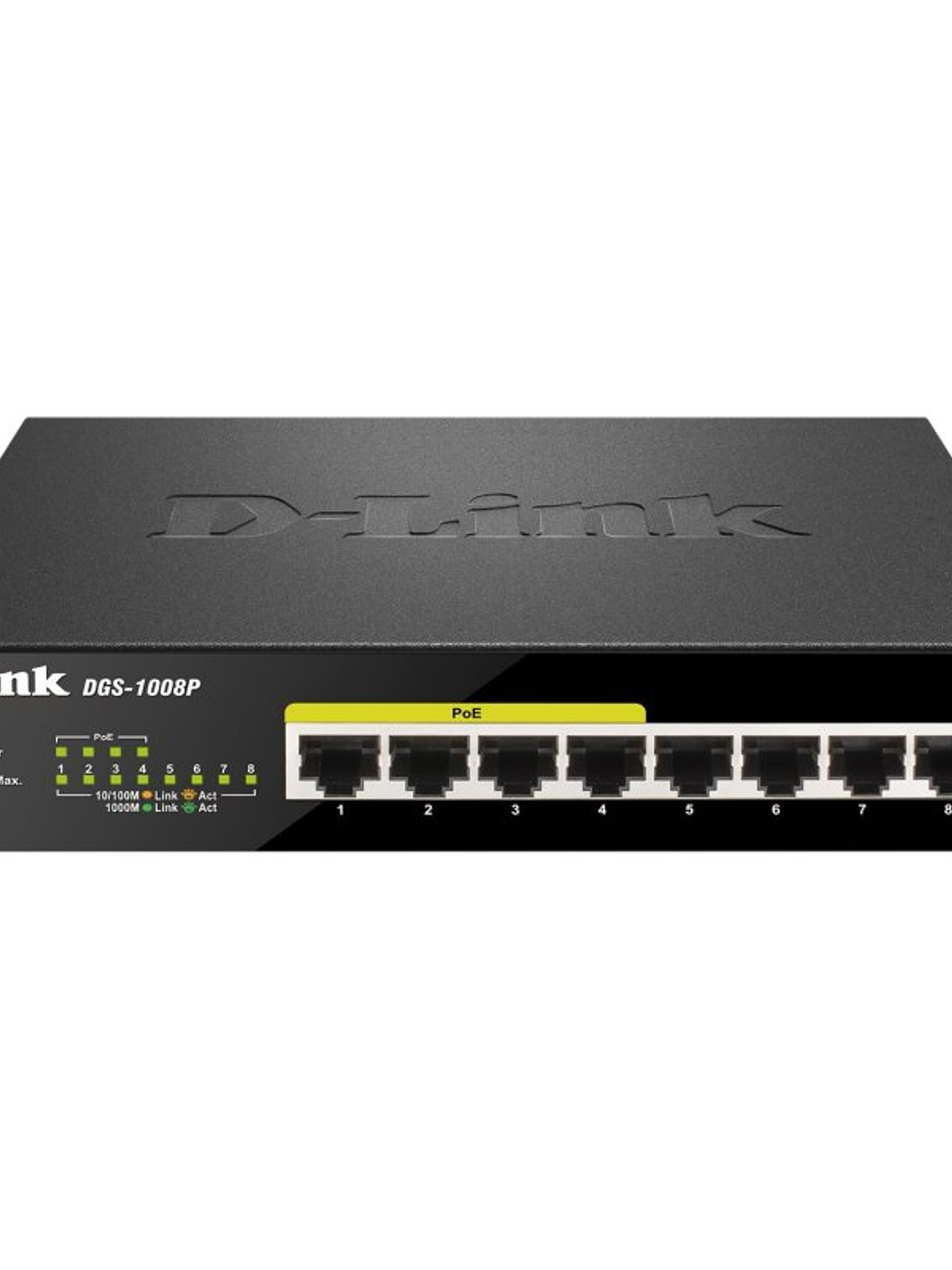 D-Link DGS-1008P Switch 8xGB 4xPoE 3