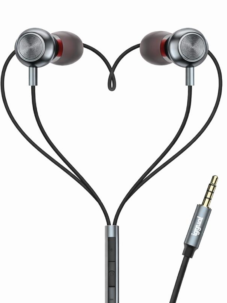 iggual Auriculares con micro intrauditivos Jack3,5 1