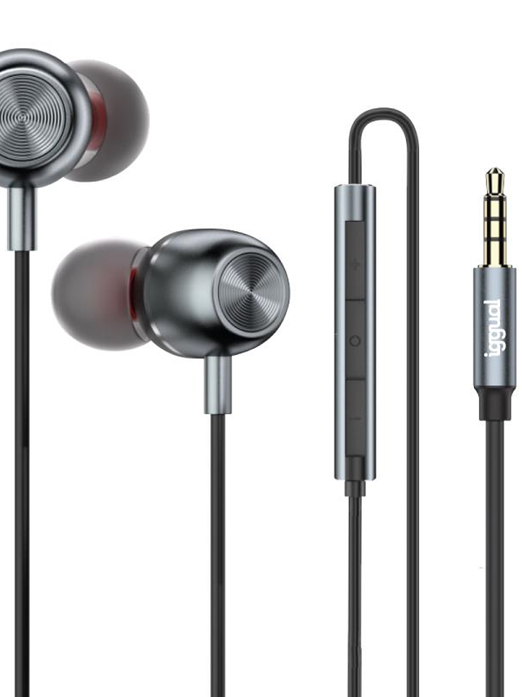 iggual Auriculares con micro intrauditivos Jack3,5 2