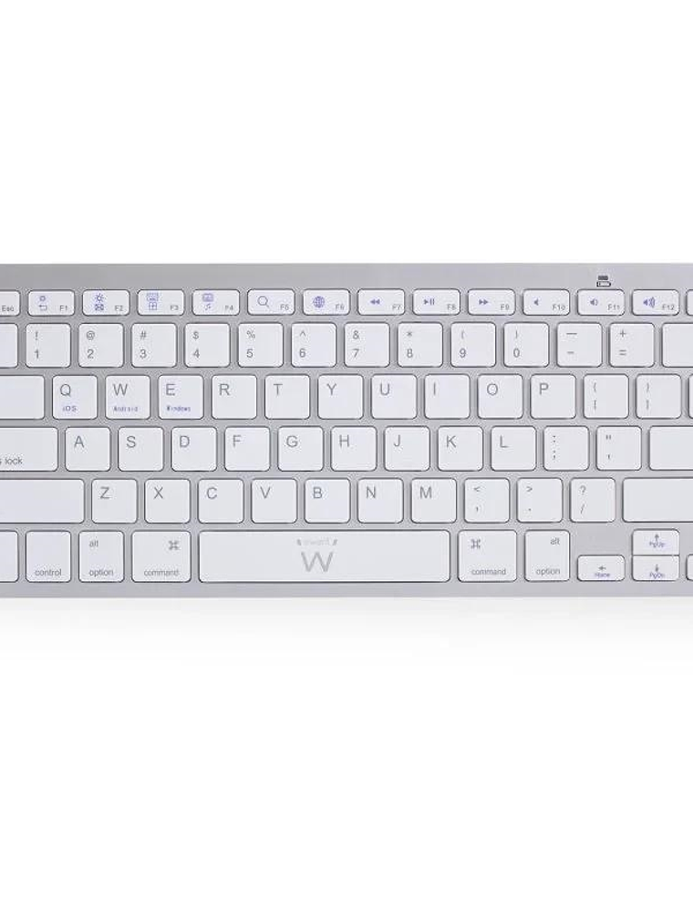 Ewent Teclado Bluetooth iOS/Android/Win Slim Plata 1