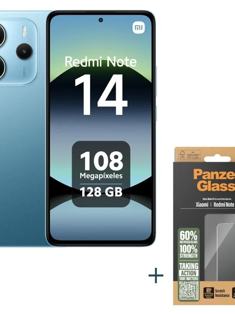 XIAOMI Redmi Note 14 128GB 6GB Blue+Prot PanzerGl 1