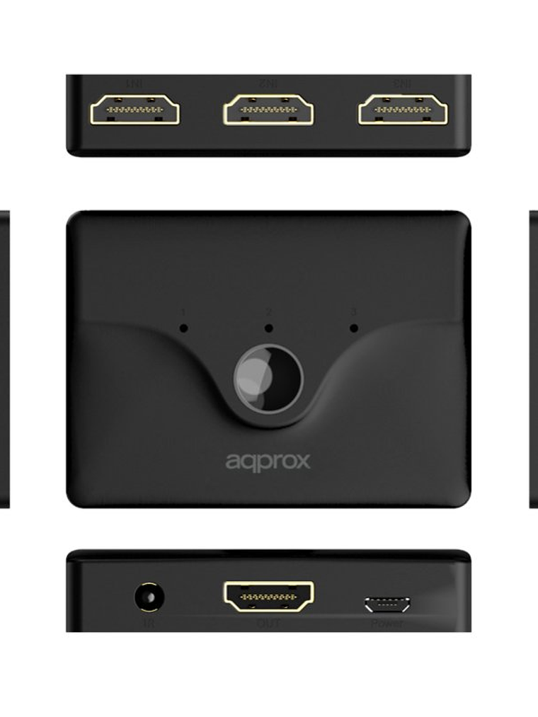 Approx Switch Hdmi 4K/30HZ 3P 4K 3