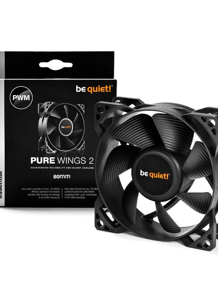 be quiet! Ventilador Pure Wings 2 80 mm 3