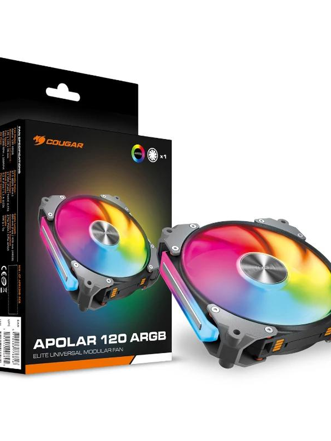 Cougar Ventilador Modular Apolar 120 Argb 4