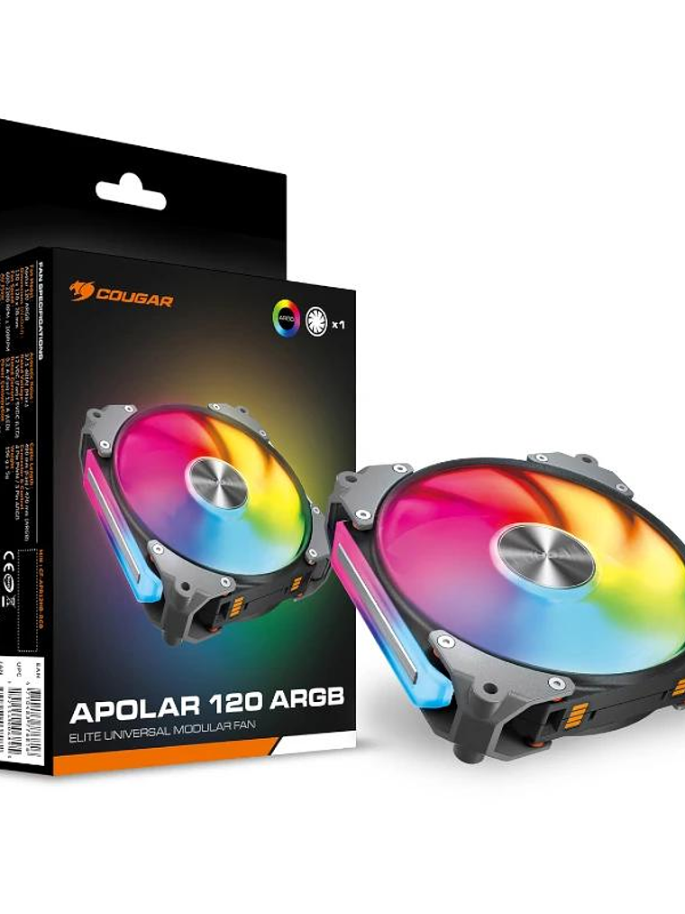 Cougar Ventilador Modular Apolar 120 Argb 4