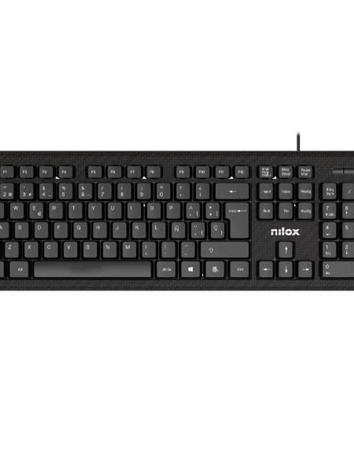 NILOX Kit Teclado+raton NXKME0011 Usb NEgro 2