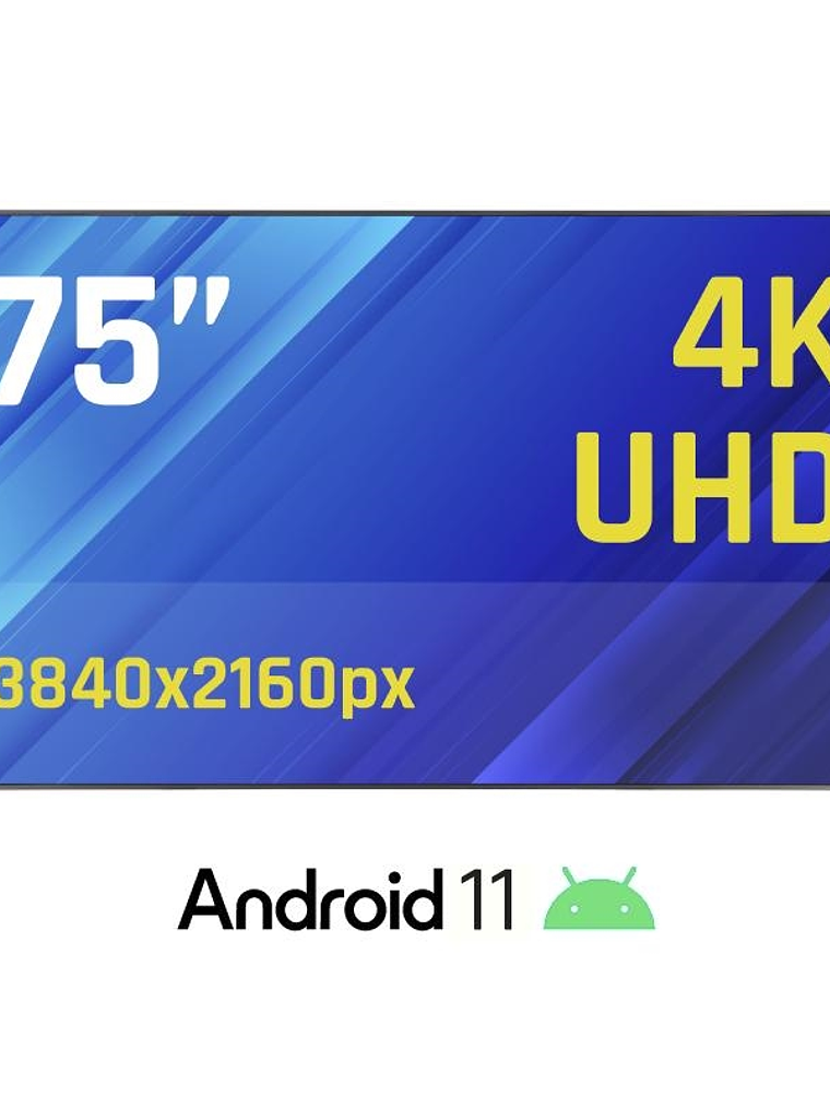 iggual Pantalla señalización 4K 75