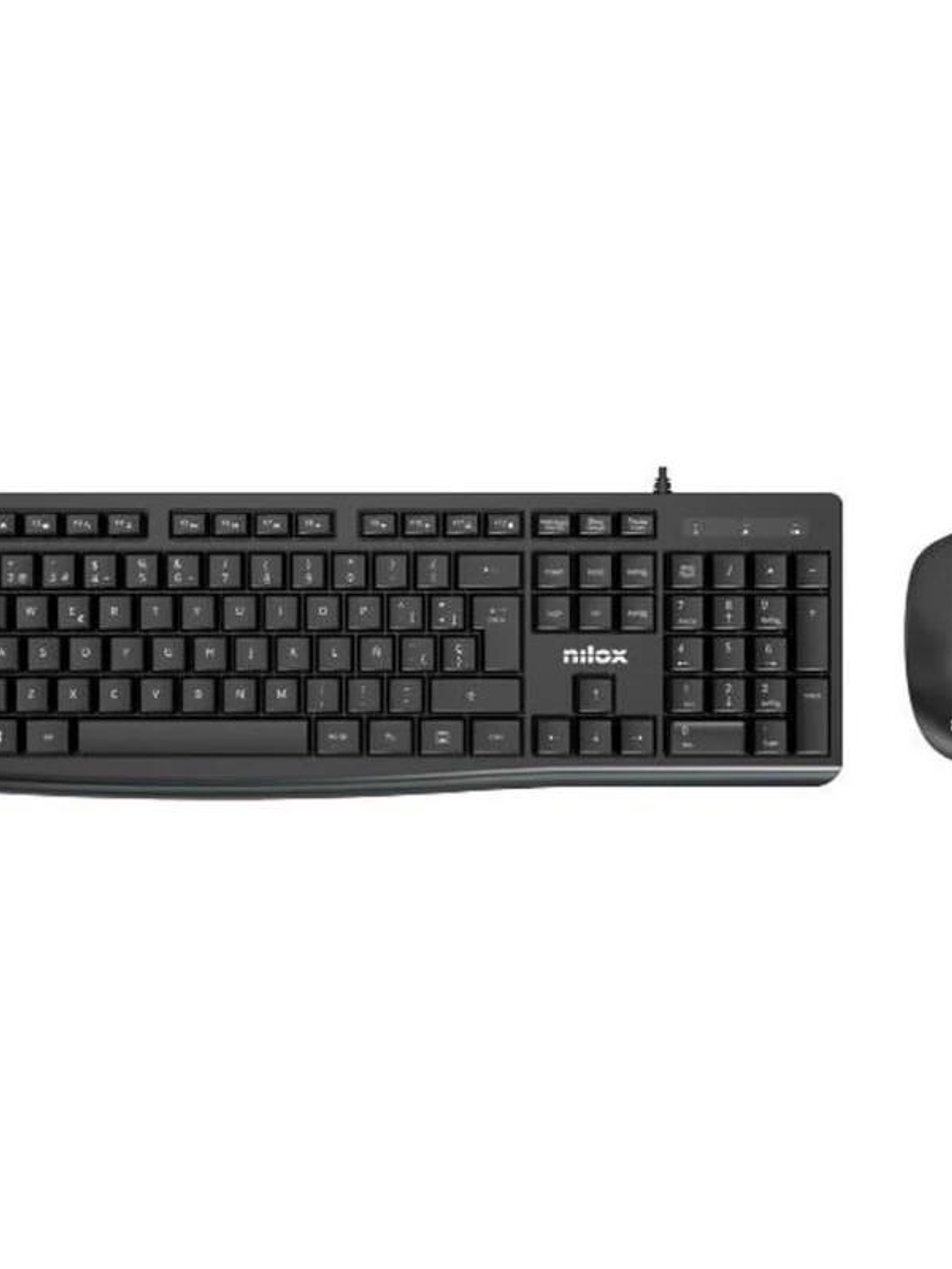 Nilox Teclado y raton Usb NXKME0012 Negro 1