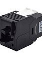 WP Keystone Cat. 6a UTP RJ45/Hembra  Negro - Miniatura 2