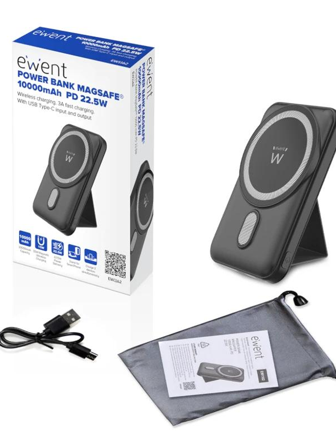 EWENT POWERBANK 10000mAh MagSafe PD 22,5W 3